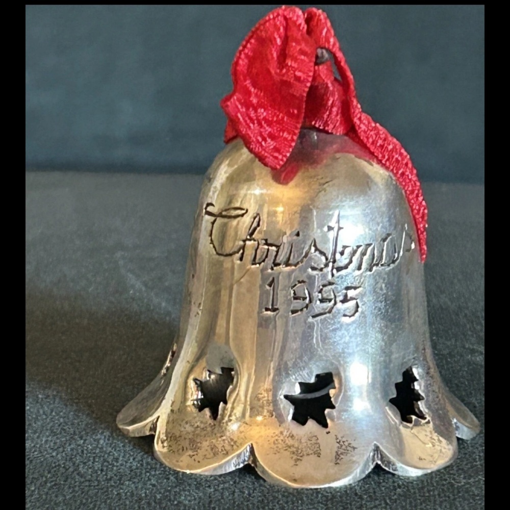 HIGE BUNDLE SALE! INTERNATIONAL SILVER CO INDIA 1995 SILVERPLATED CHRISTMAS BELL